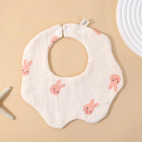 Cotton Baby Muslin Bib Cartoon