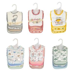 Cotton Baby Bib Set Reusable Feeding