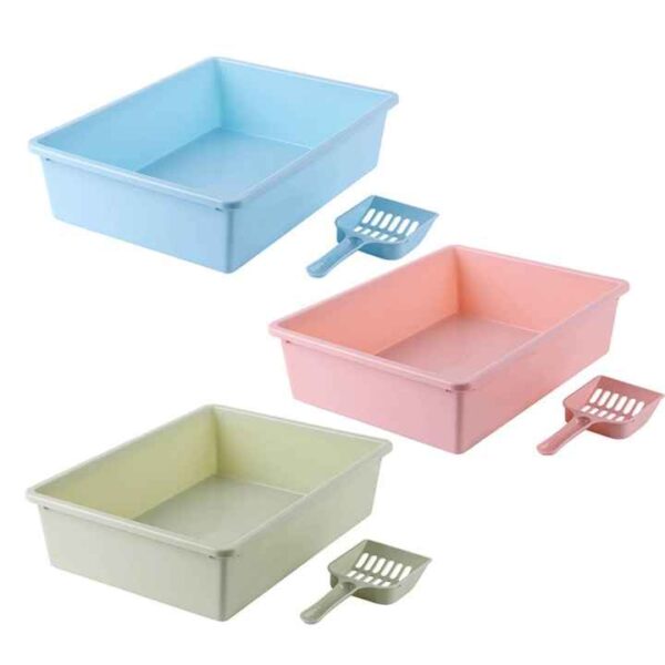 Large Square Cat Litter Tray Toilet